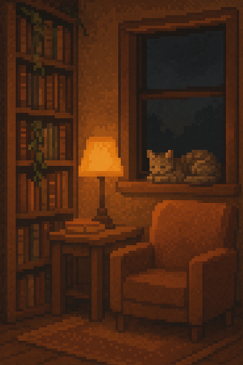 BASIS Cozy Reading Nook Pixel Art